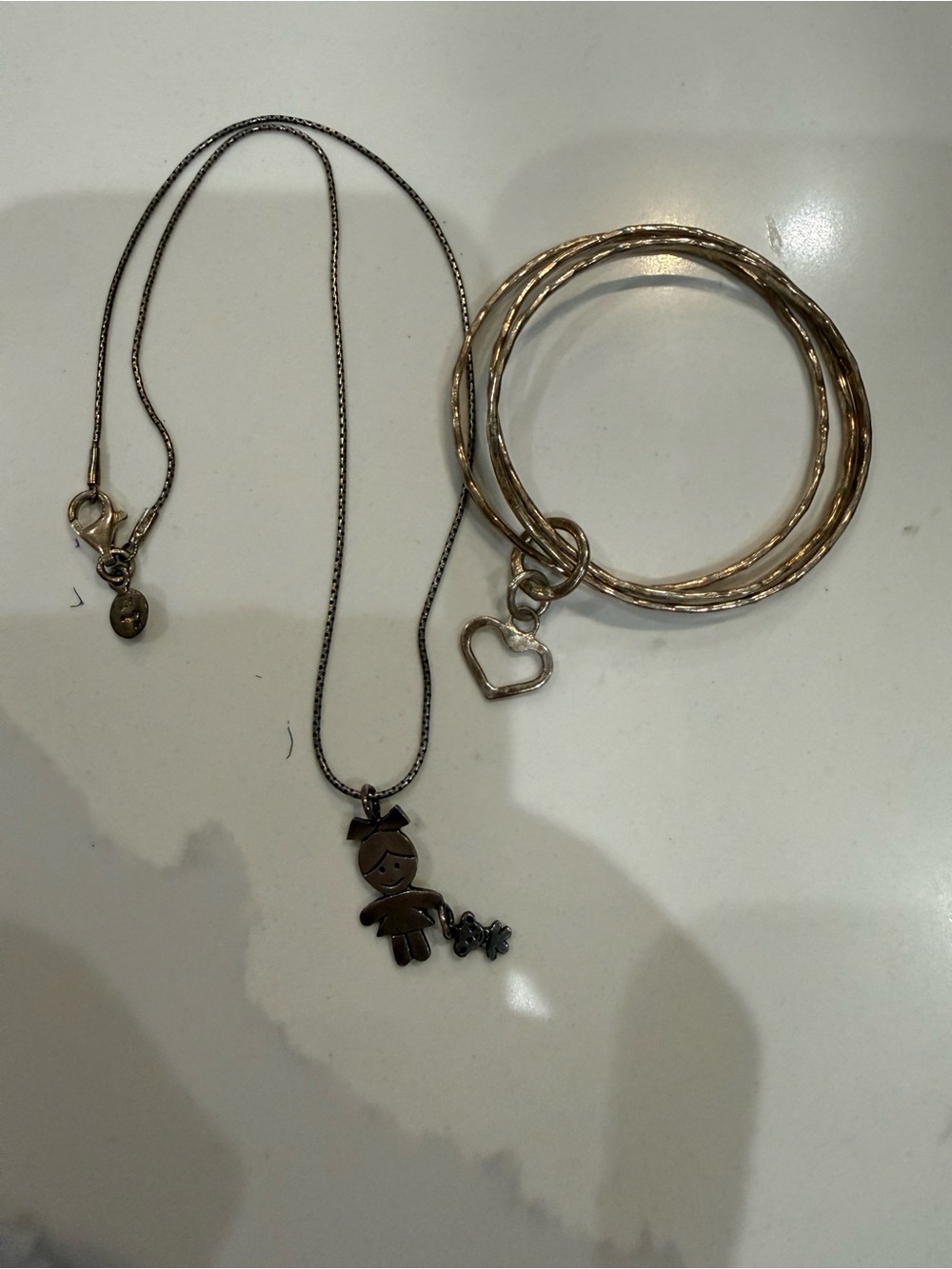 Silpada Girls Necklace and bracelet 925